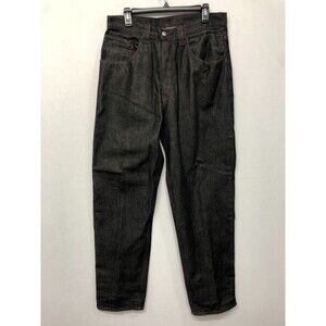 Vintage Phat Farm Men Y2K Baggy Hip Hop Jeans Size 32 Black Denim B310 -21